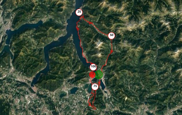 1709 granfondo percorso