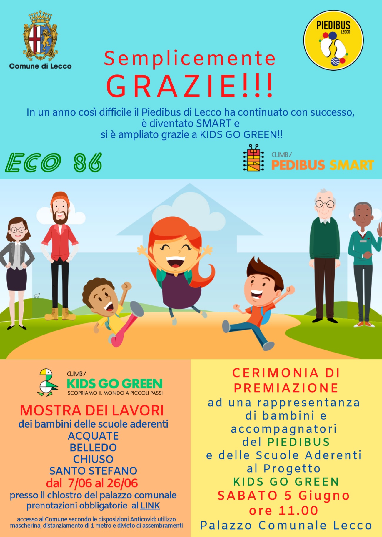2106 piedibus locandina