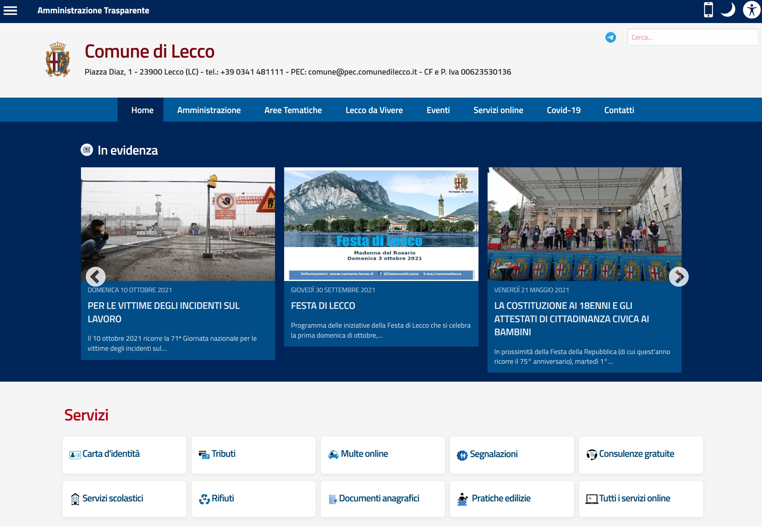 2205 nuova homepage