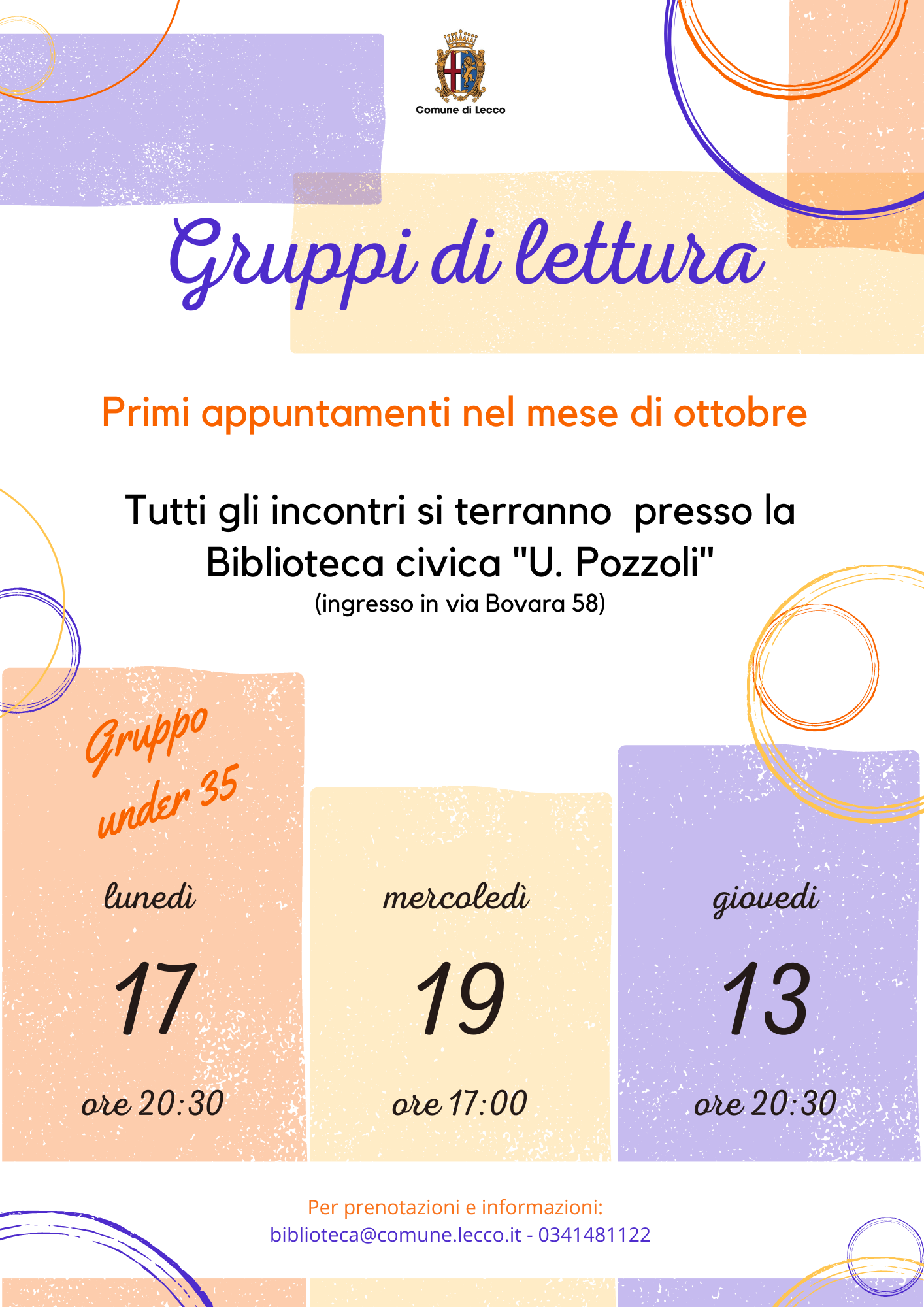 2210 biblioteca GdL incontri ottobre