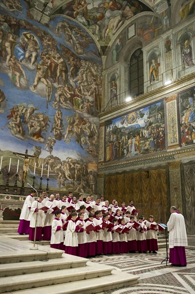 45.5 coro sistina